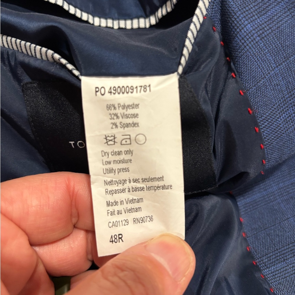 Tommy Hilfiger Navy Blue Suit - Picture 7 of 9
